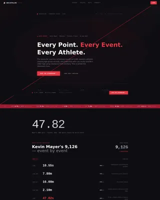 Compelling Sports Competition Landing Page Template