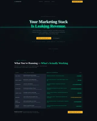 Marketing Agency Booking Website Template