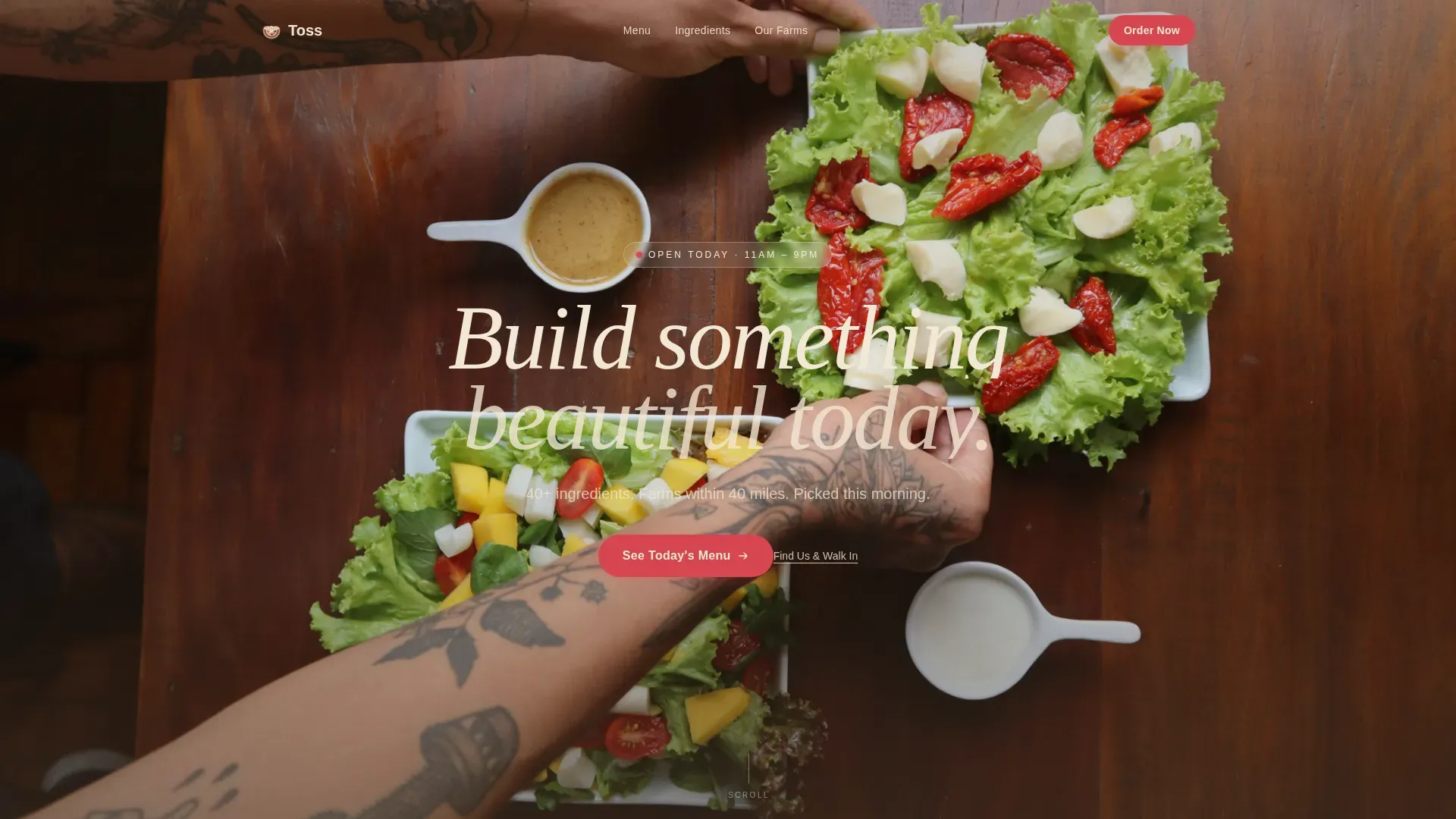 Premium Regional & Specialty Restaurant Portfolio & Case Study Website Template