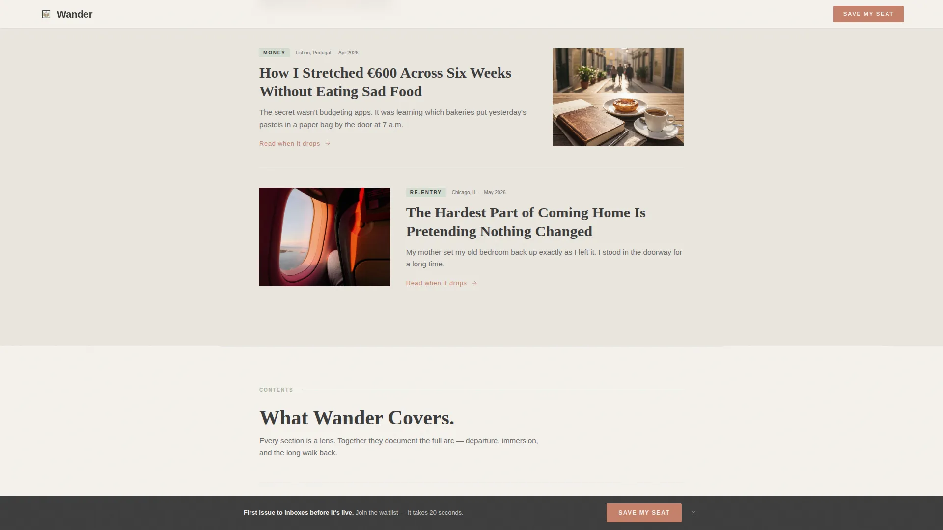 Personal Blog Specialist Pre-Launch Website Template