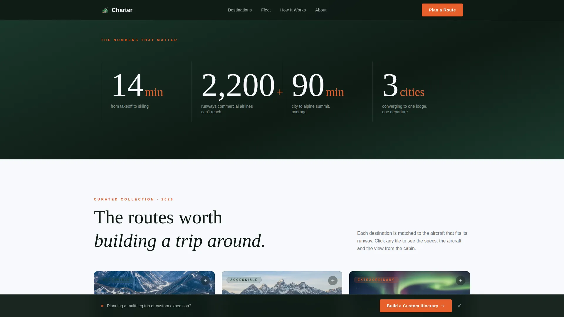 Elite Aviation Services Landing Page Template