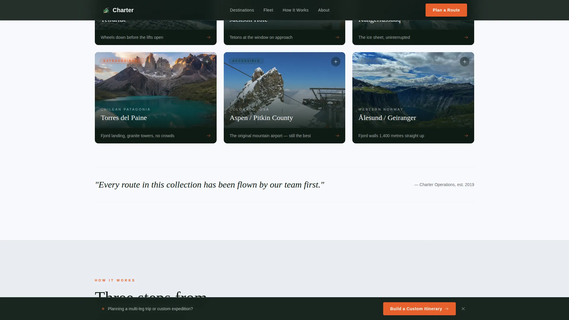 Elite Aviation Services Landing Page Template