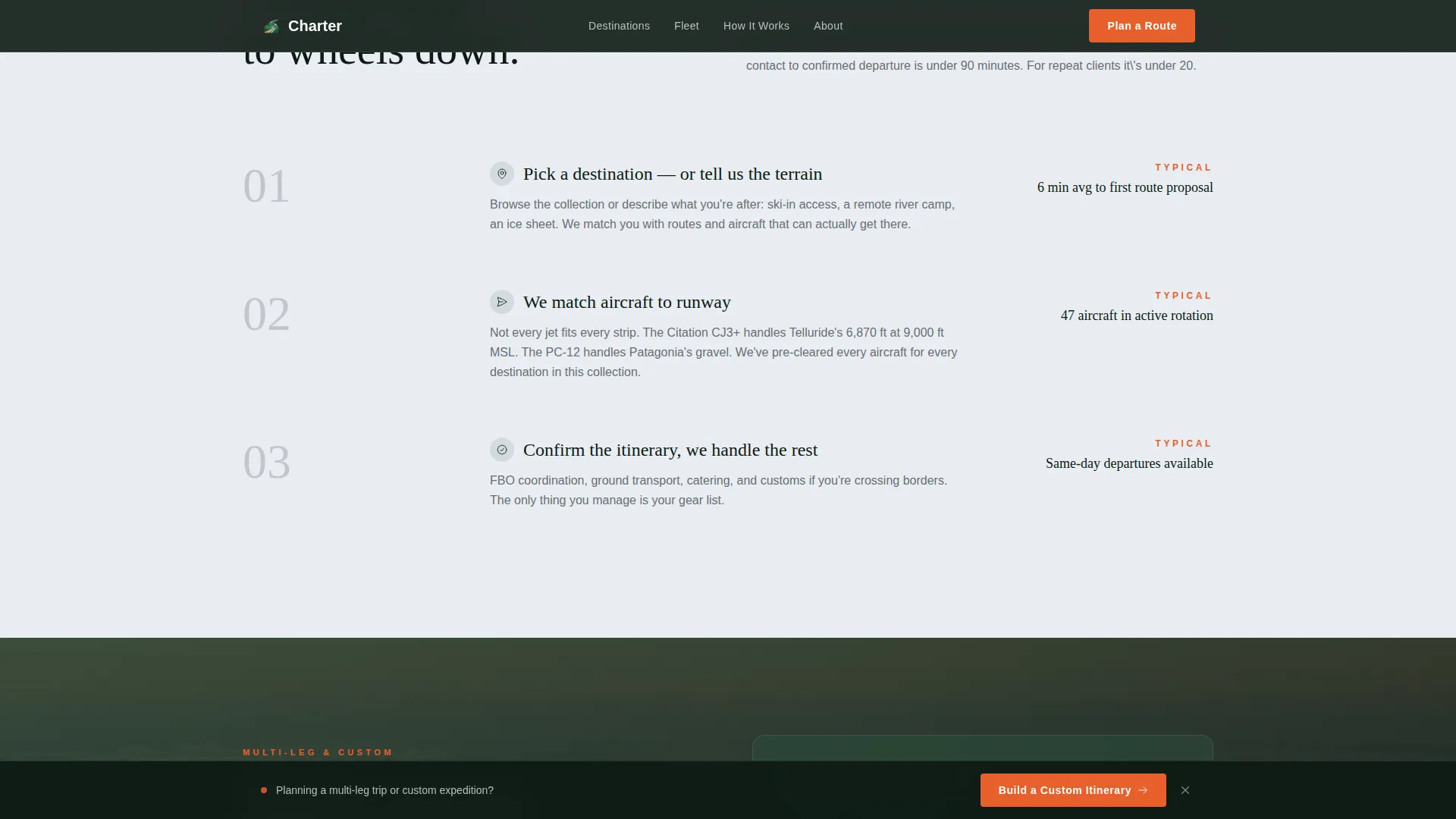 Elite Aviation Services Landing Page Template