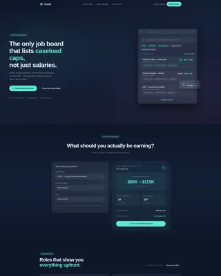 Transparent Therapy Careers Landing Page Template