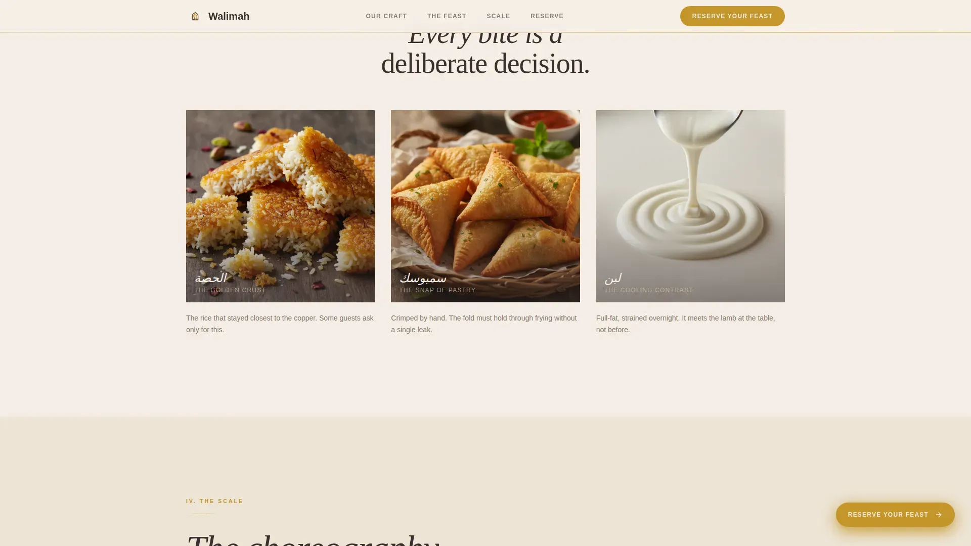 Saudi Feast Catering Landing Page Template
