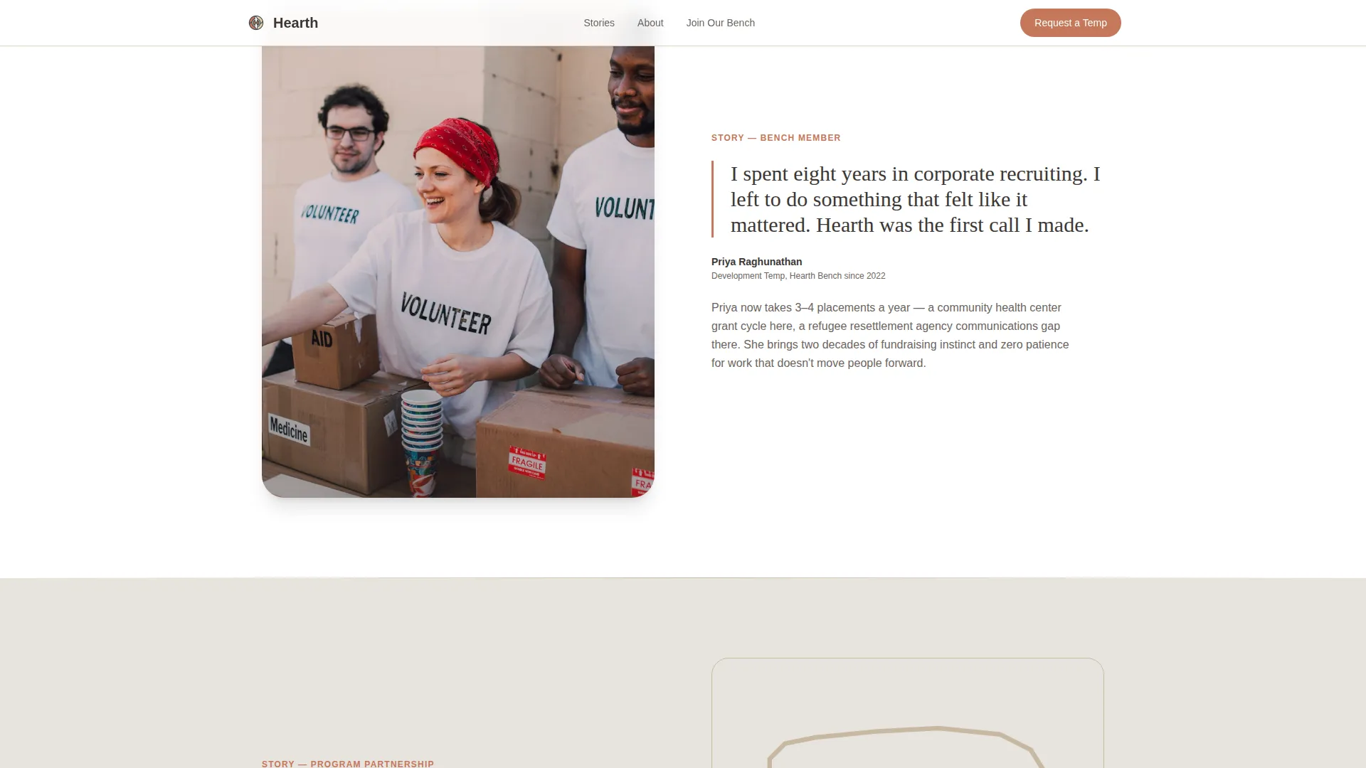 Missiondriven Tempstaffing | Free Website Template | Rocket