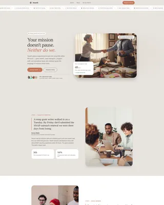 Missiondriven Tempstaffing | Free Website Template | Rocket