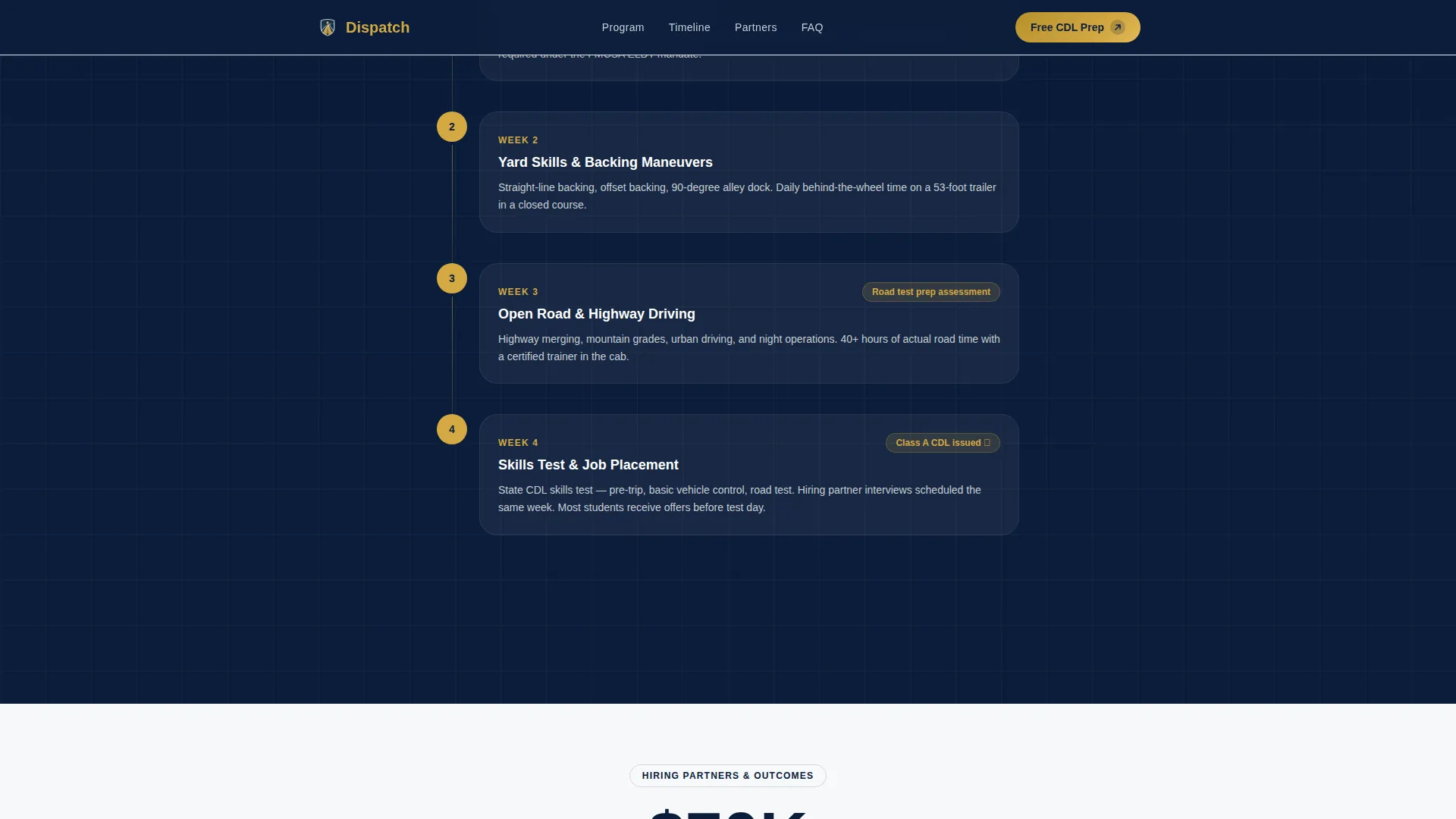 Trusted Commercial Driver | Free Website Template | Rocket