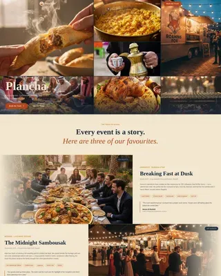 Organic Plant-Based Vegan Food Brand Landing Page Template