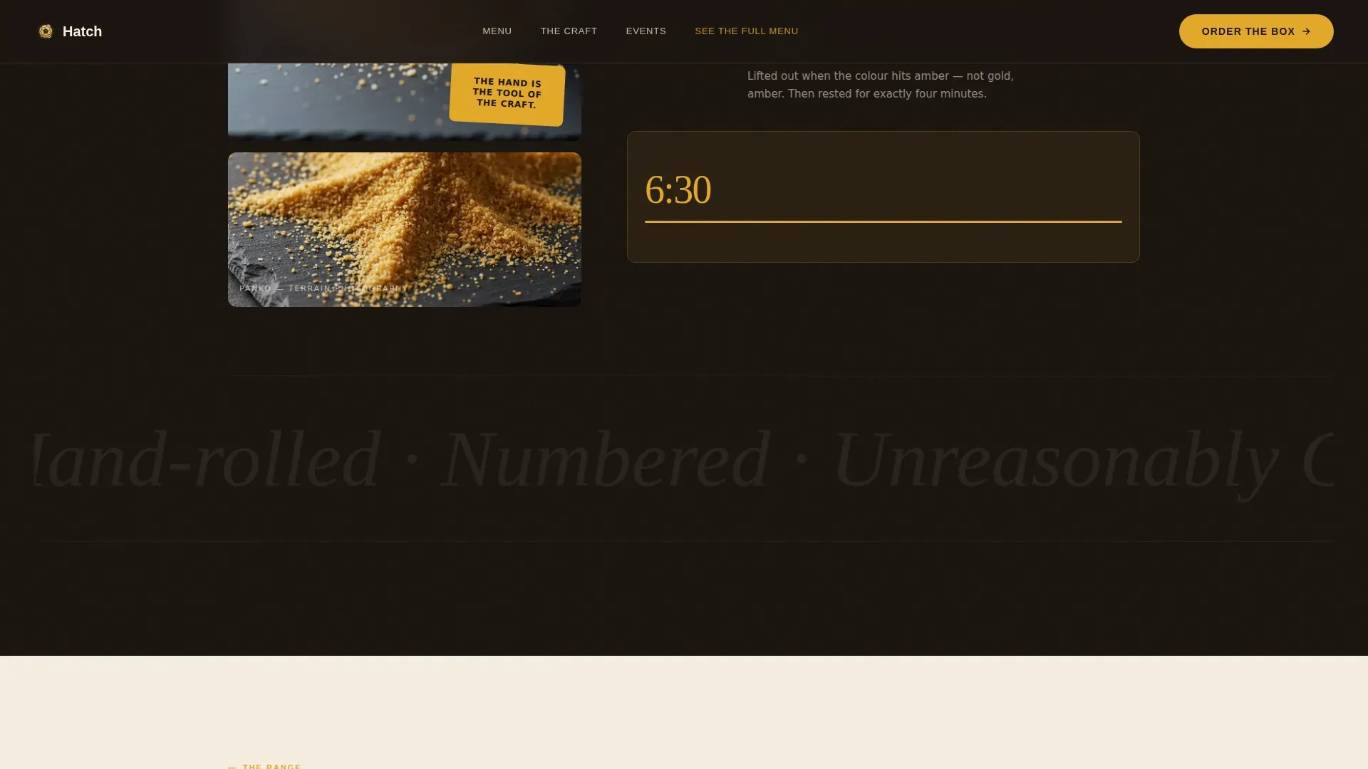 Regional & Specialty Restaurant Professional Website Template
