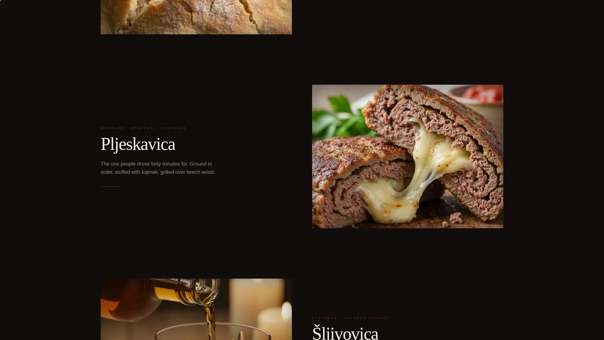 Heritage Fire Dining Landing Page Template