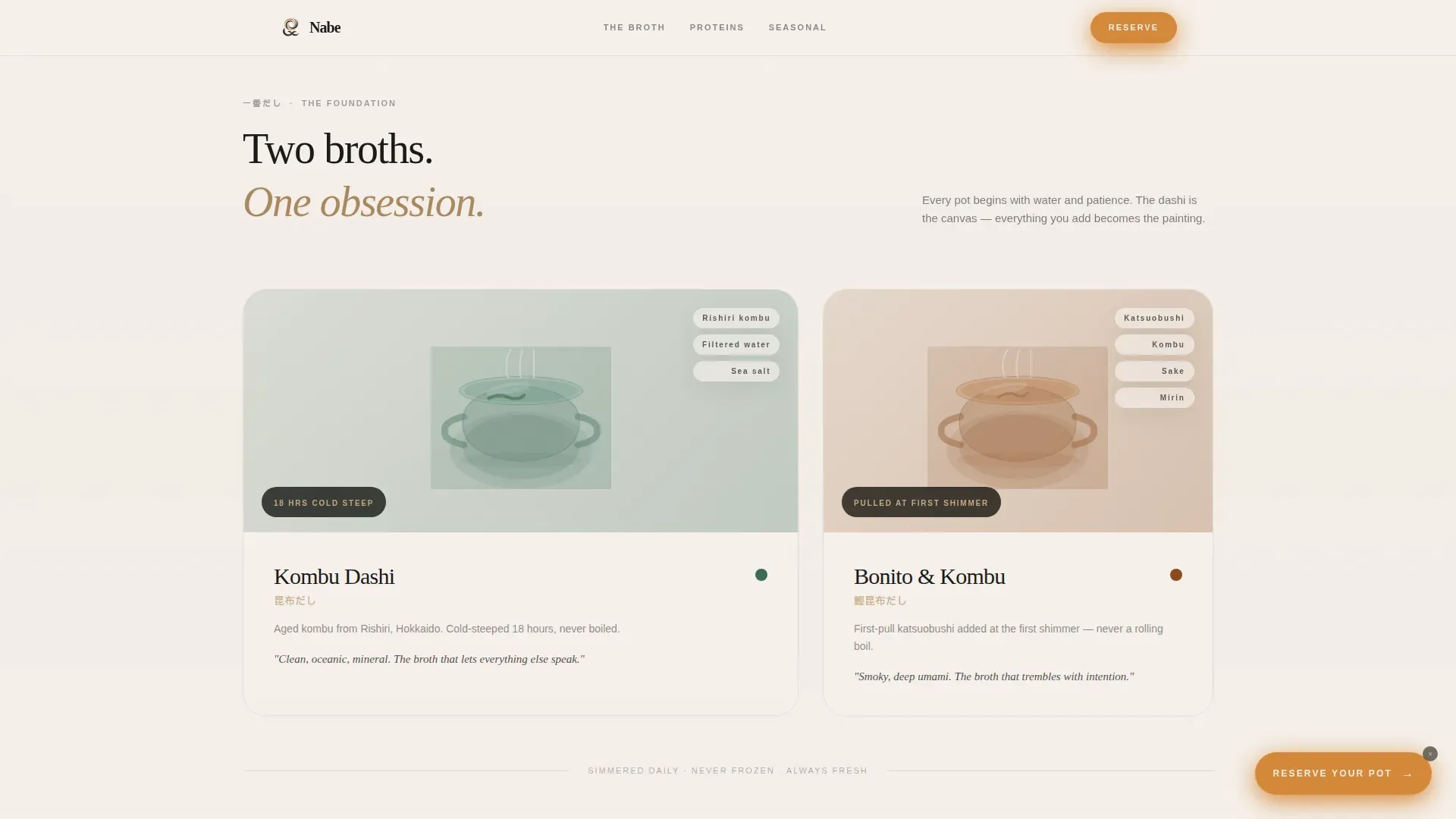 Regional & Specialty Restaurant Appointment Booking Website Template