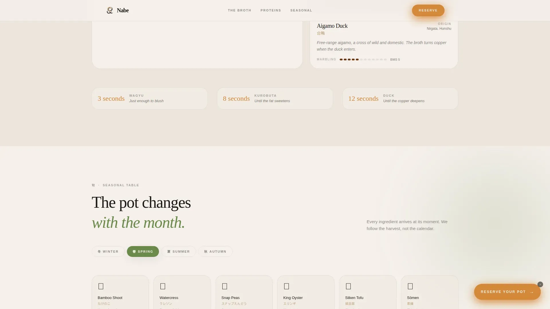 Regional & Specialty Restaurant Appointment Booking Website Template