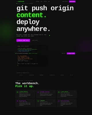 Advanced Tech & AI Platforms Professional Website Template