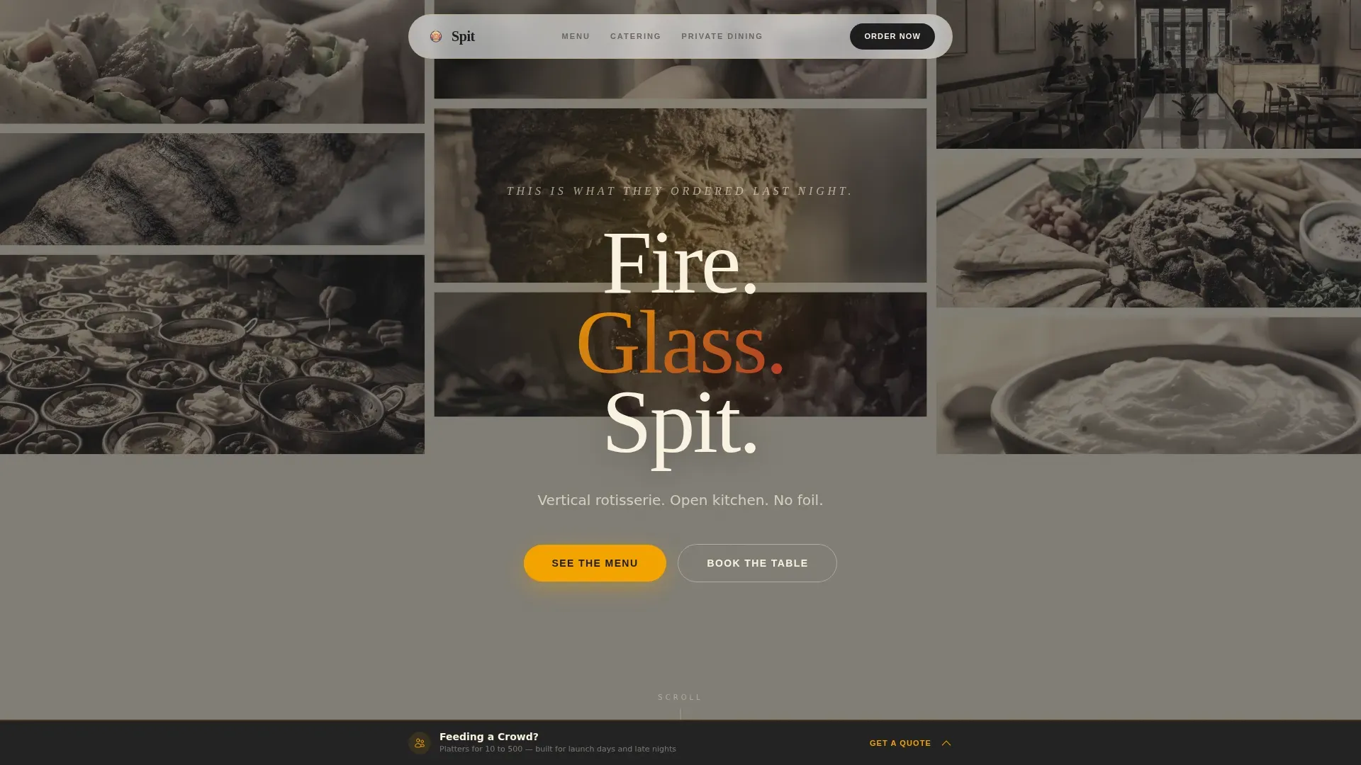 Middle Eastern Cuisine & Dining Premium Booking Website Template