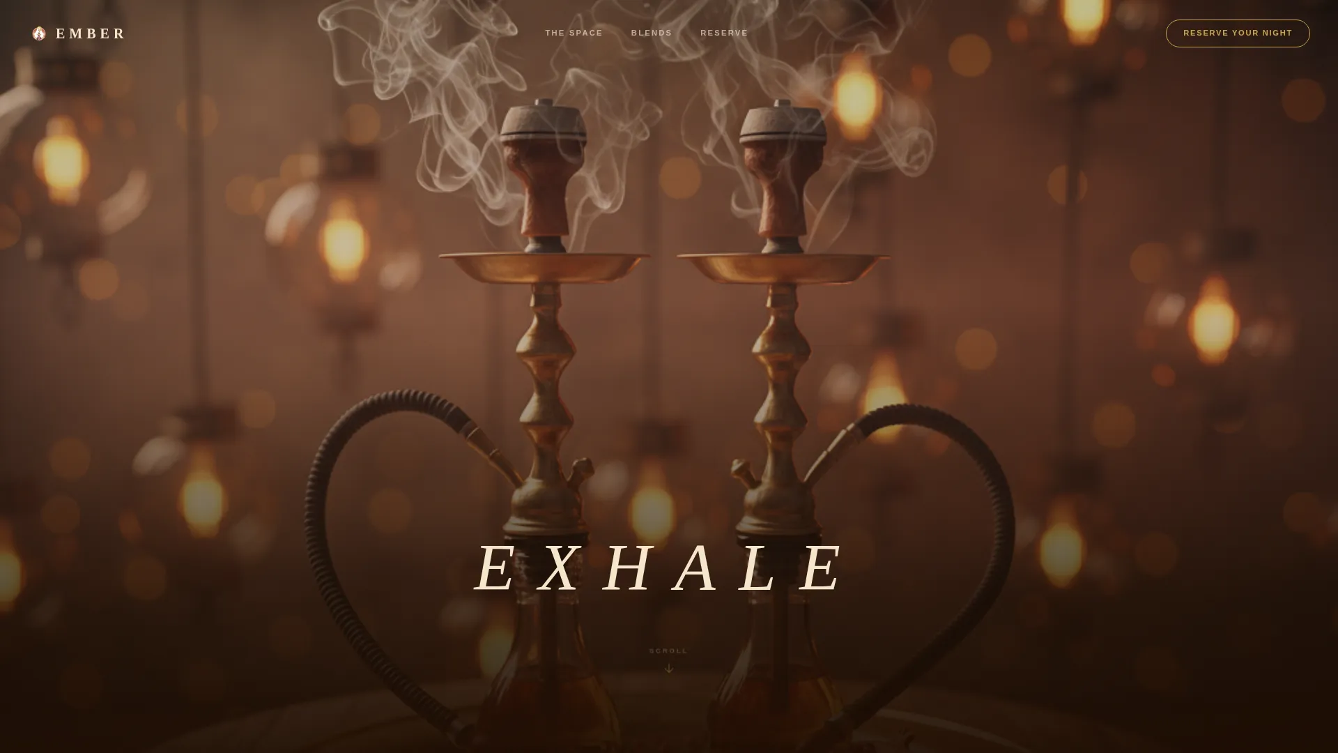 Middle Eastern Cuisine & Dining Specialist Professional Website Template