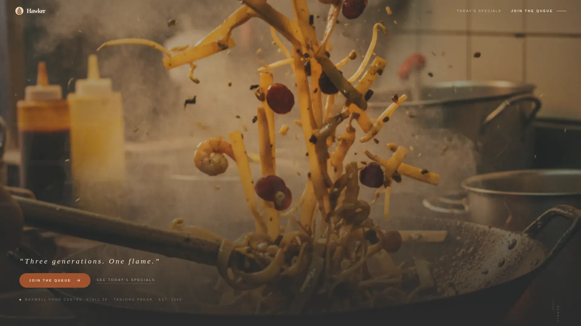 Luxe Minimal Origin Story Landing Page Template