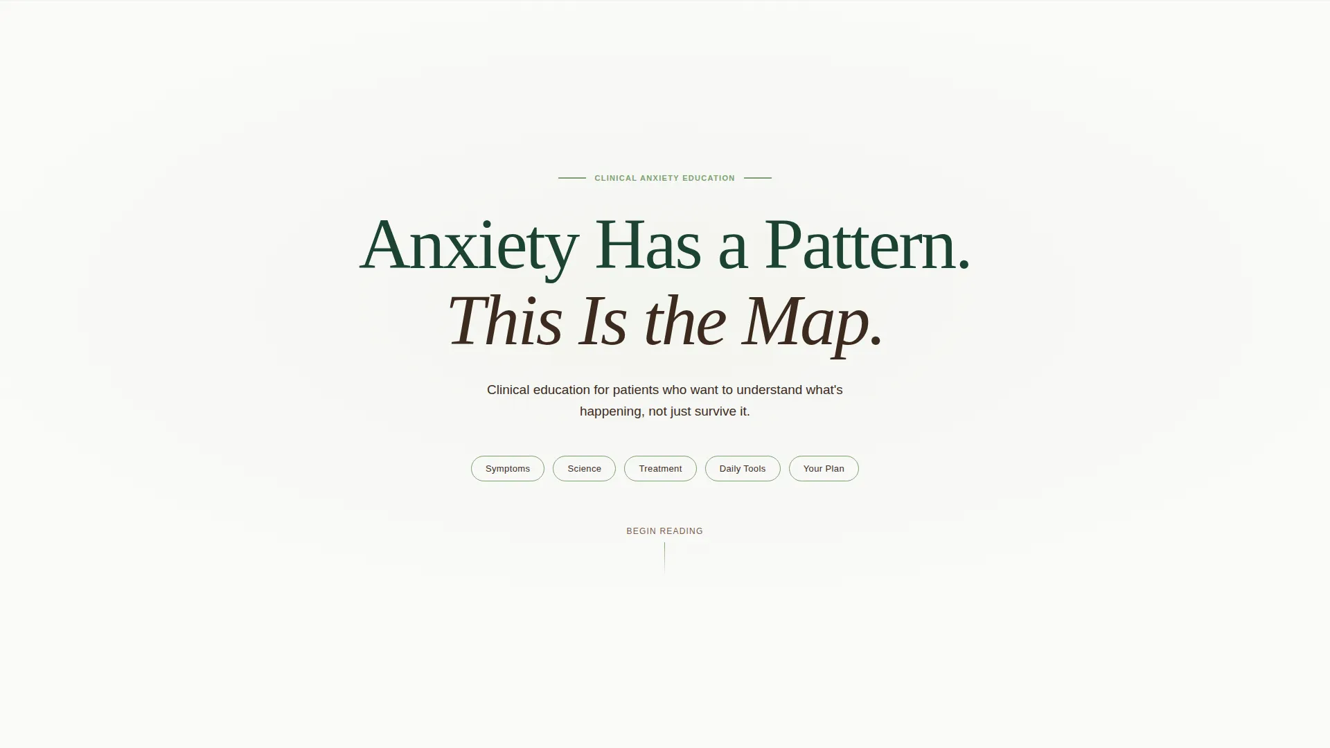 Trusted Anxiety Education Landing Page Template