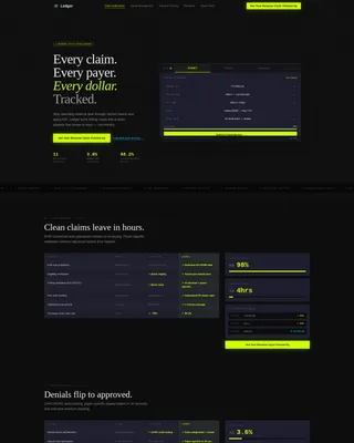 Healthcare Software & SaaS Booking Website Template