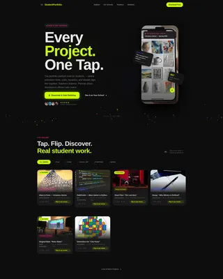 School & Academy Portfolio Website Template