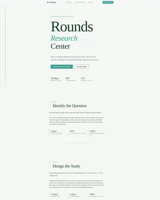 Internal Medicine Medicine Professional Website Template
