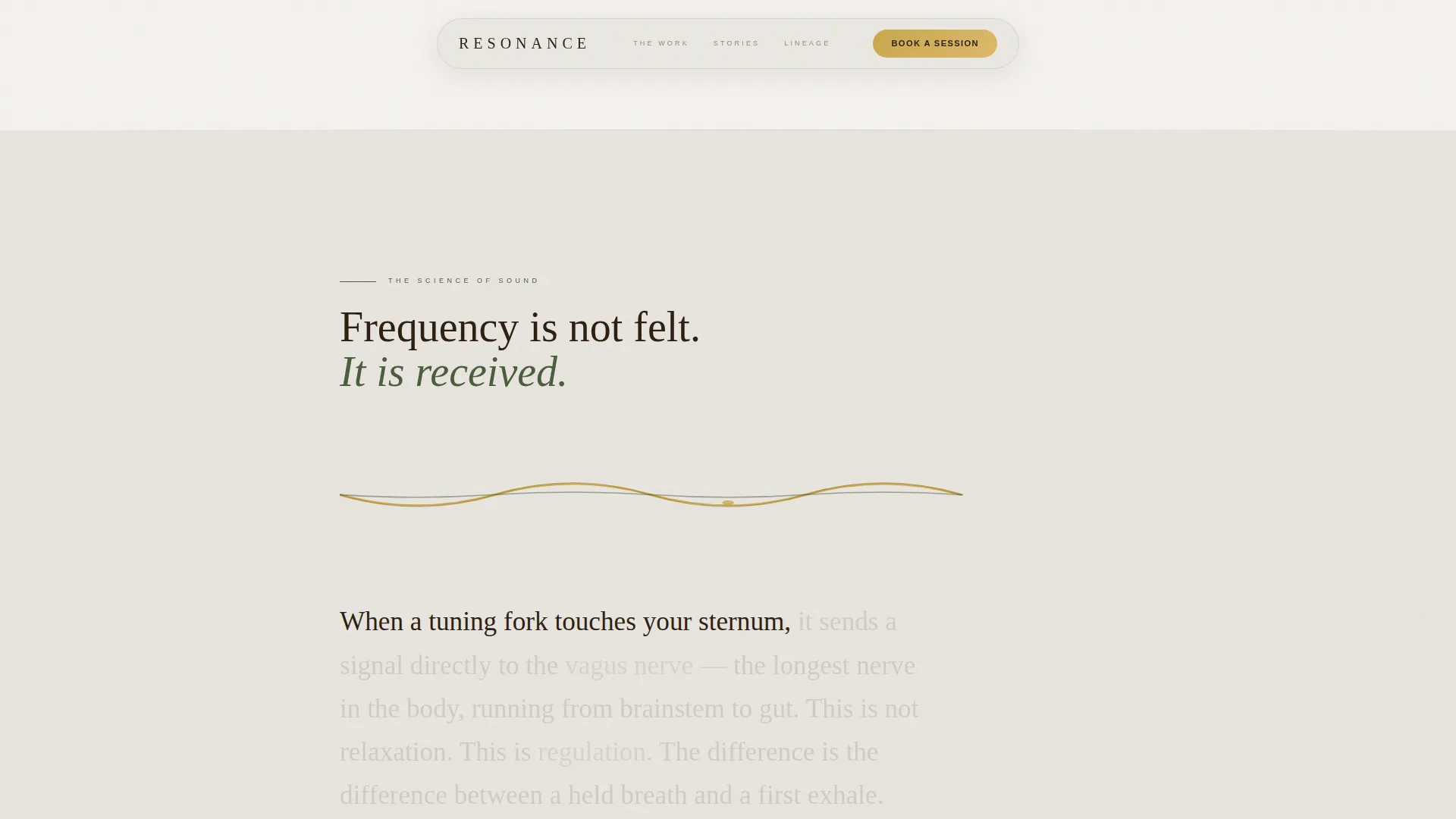 Wellness Modalities Booking Website Template