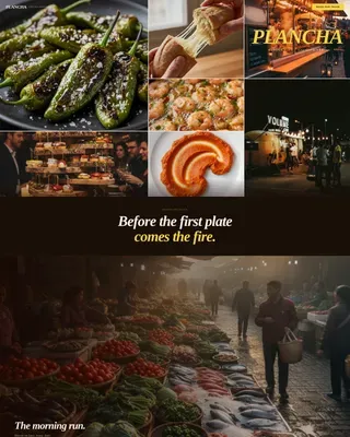 Sizzling Spanish Food Truck Landing Page Template