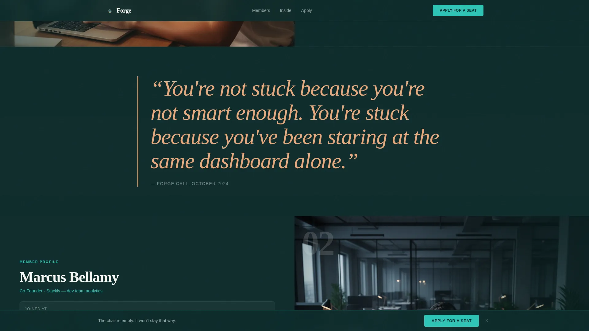 SaaS Mastermind Community Landing Page Template