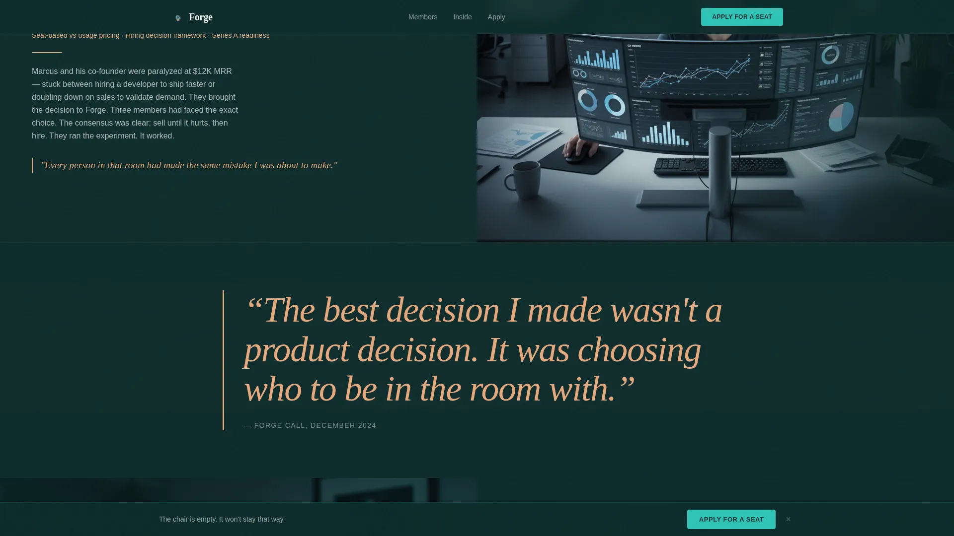 SaaS Mastermind Community Landing Page Template