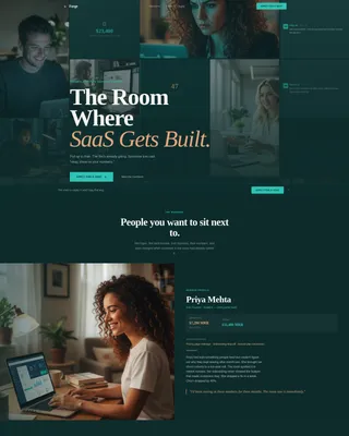 SaaS Mastermind Community Landing Page Template