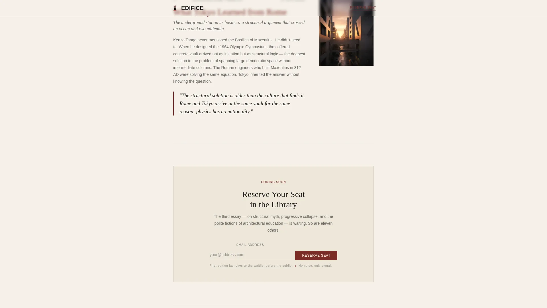 History & Culture Blog Pre-Launch Website Template