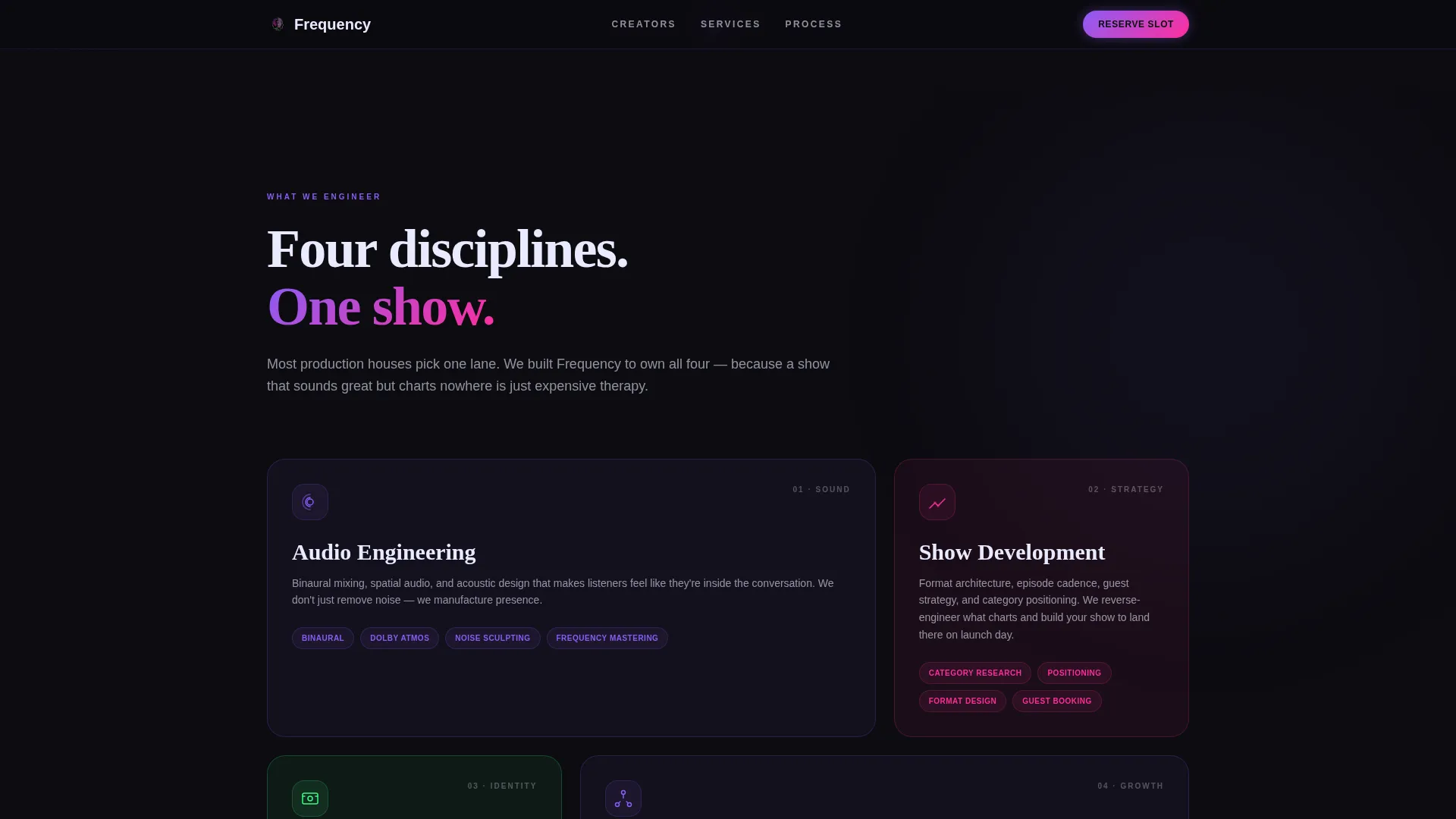 Content Creator Pre-Launch Website Template