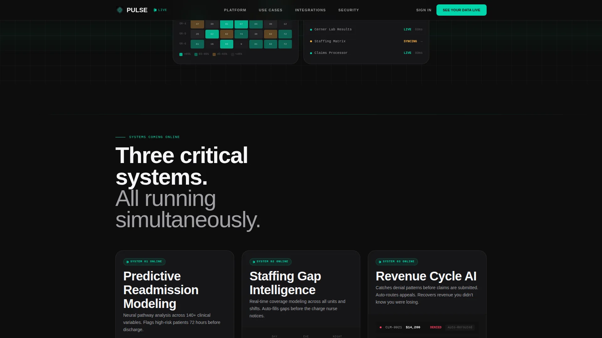 AI for Healthcare Professional Website Template