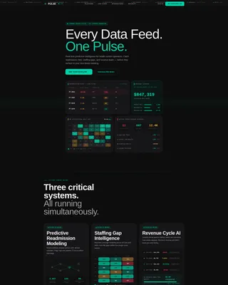 AI for Healthcare Professional Website Template