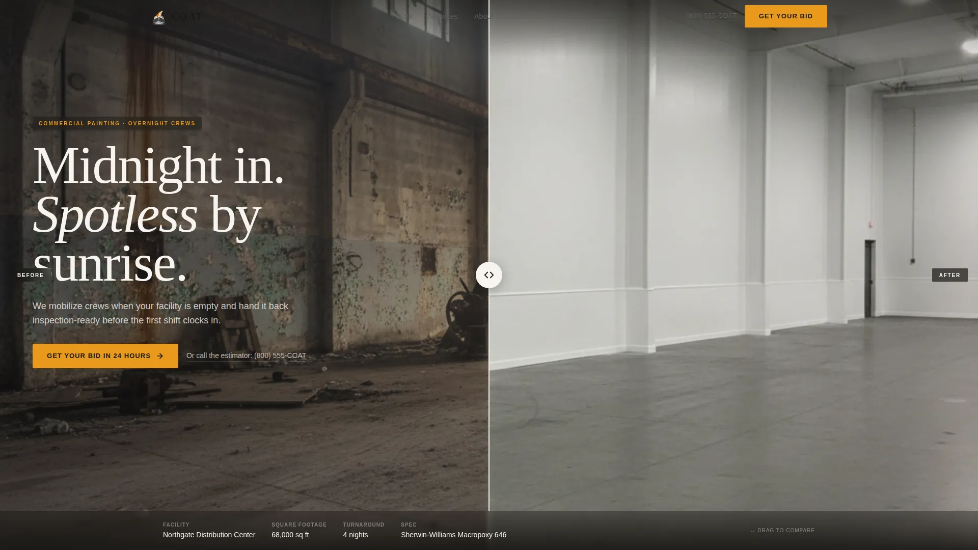Painting & Wallpaper Portfolio Website Template