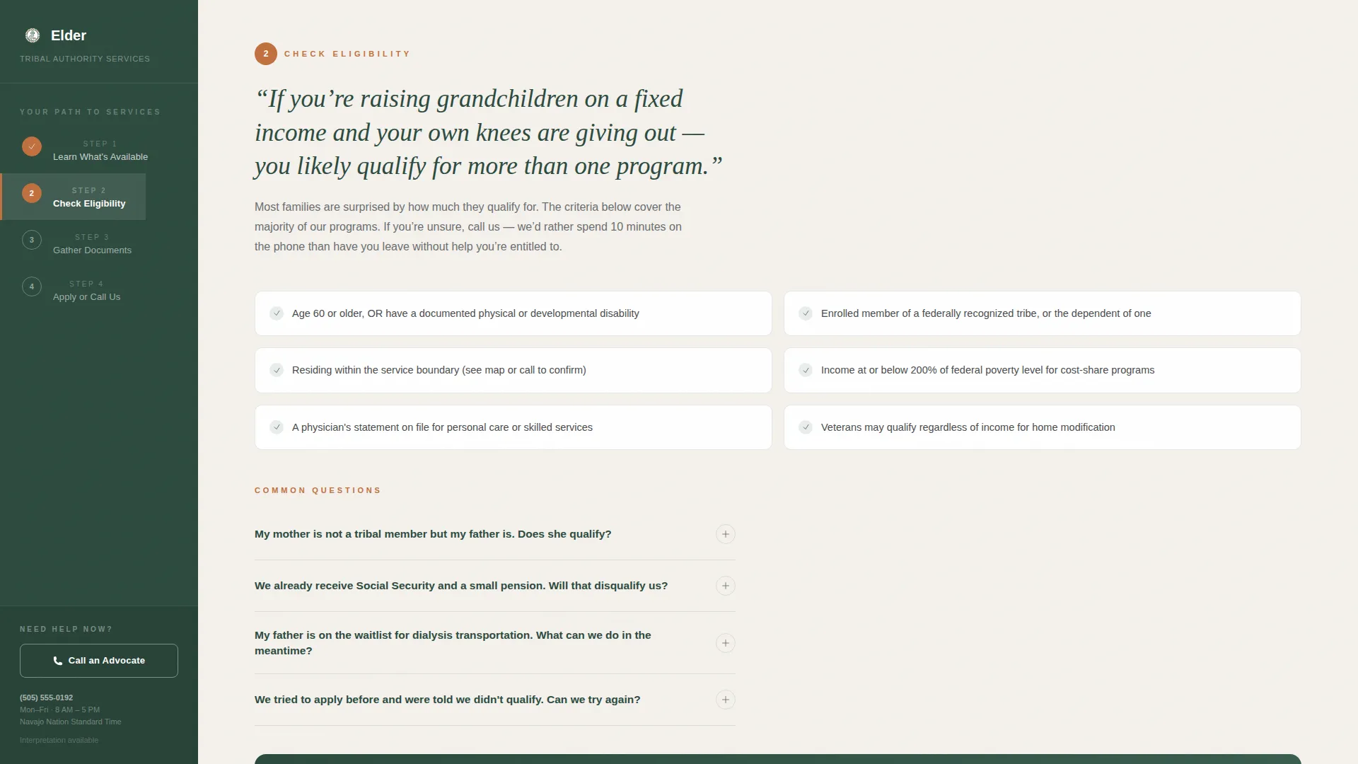 Senior & Disability Professional Website Template