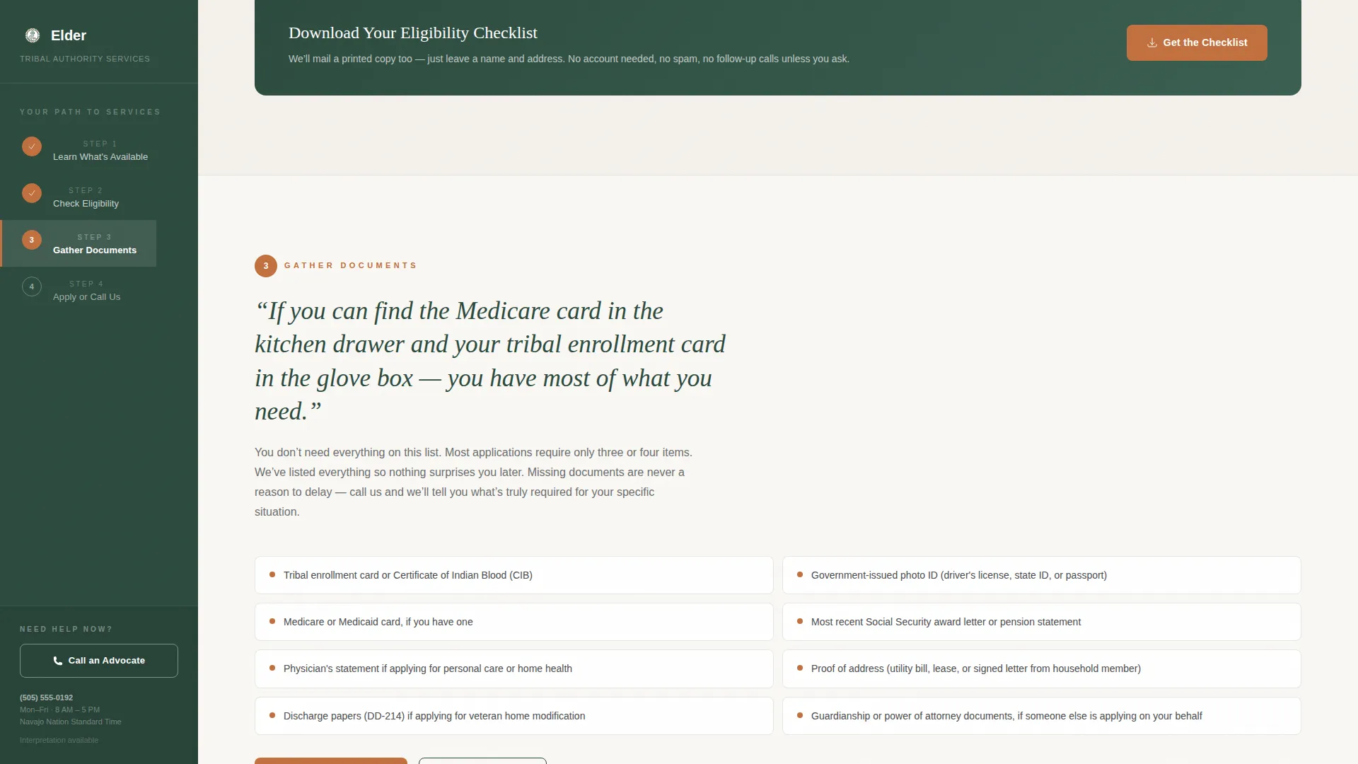 Senior & Disability Professional Website Template