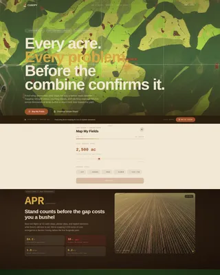 Agritech & Farm Tech Professional Website Template