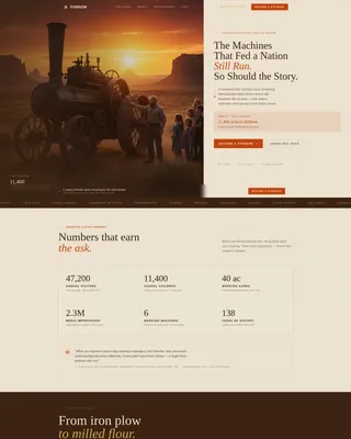 Agri-Tourism & Farm Experience Professional Website Template