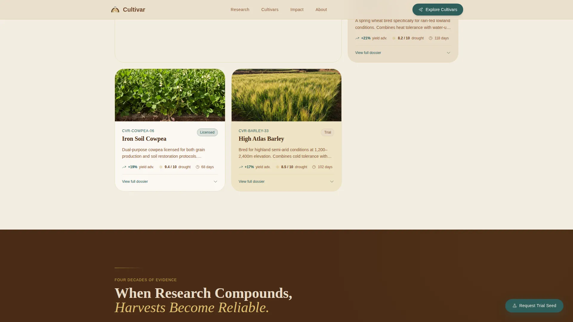 Agricultural Education & Extension Portfolio Website Template