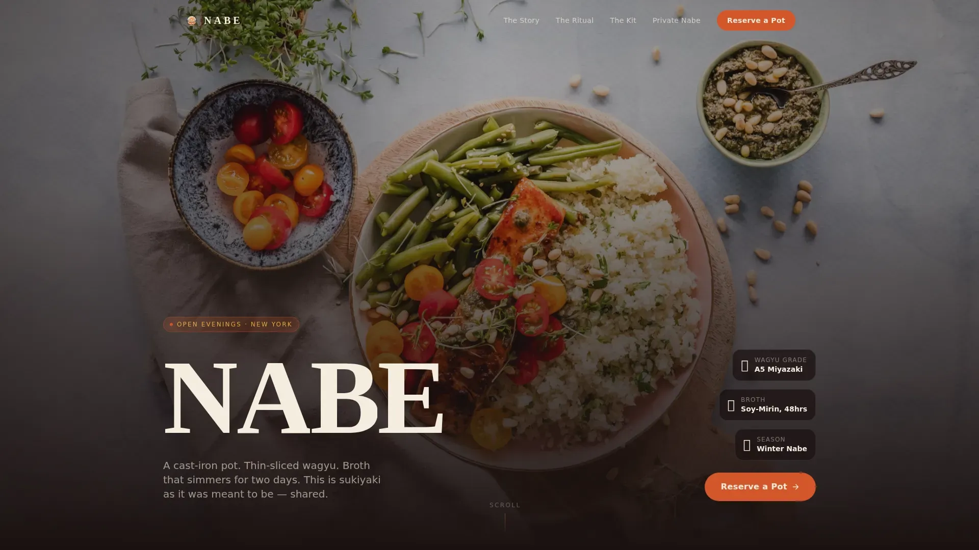 Regional & Specialty Restaurant Professional Website Template