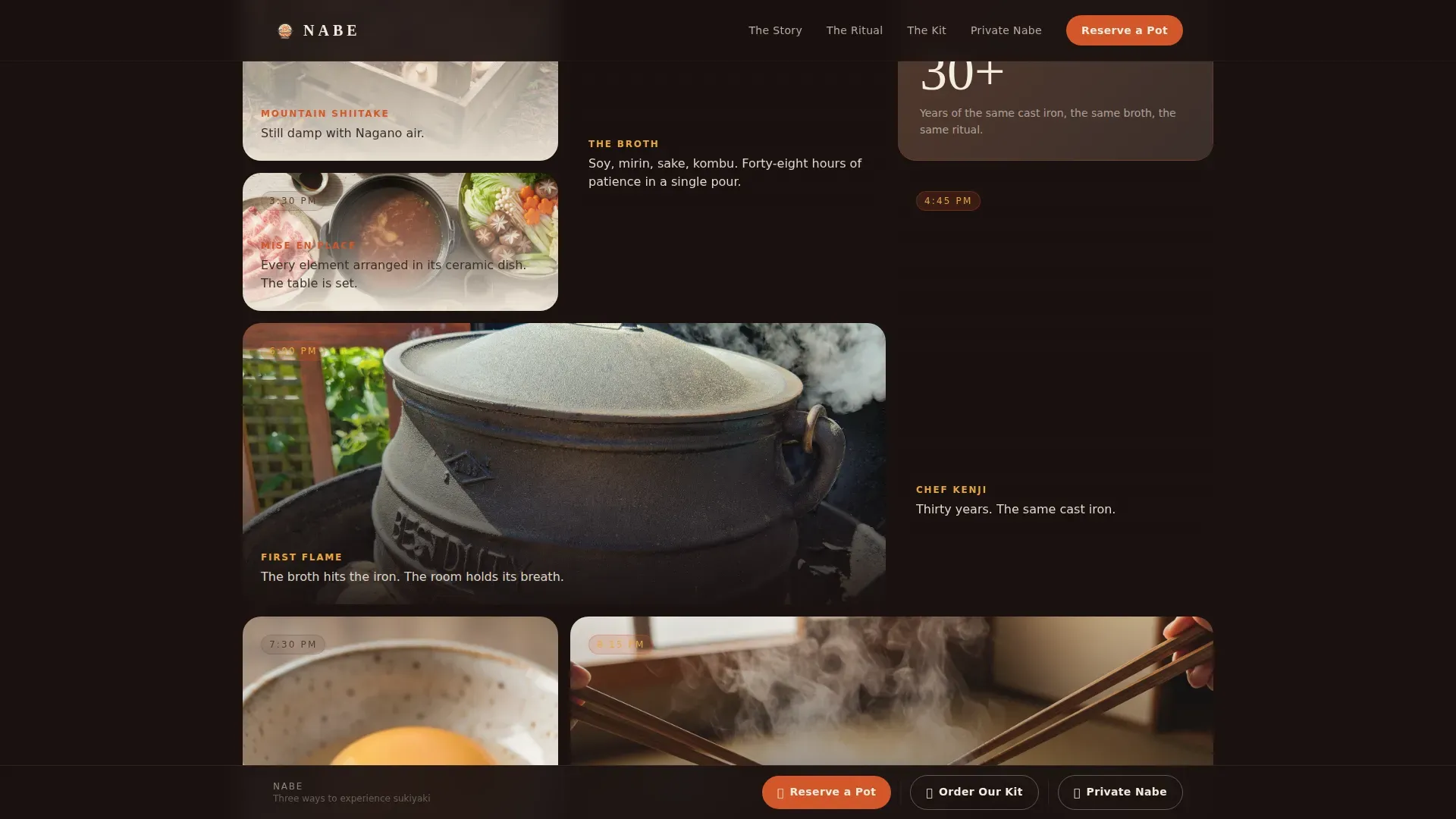 Regional & Specialty Restaurant Professional Website Template