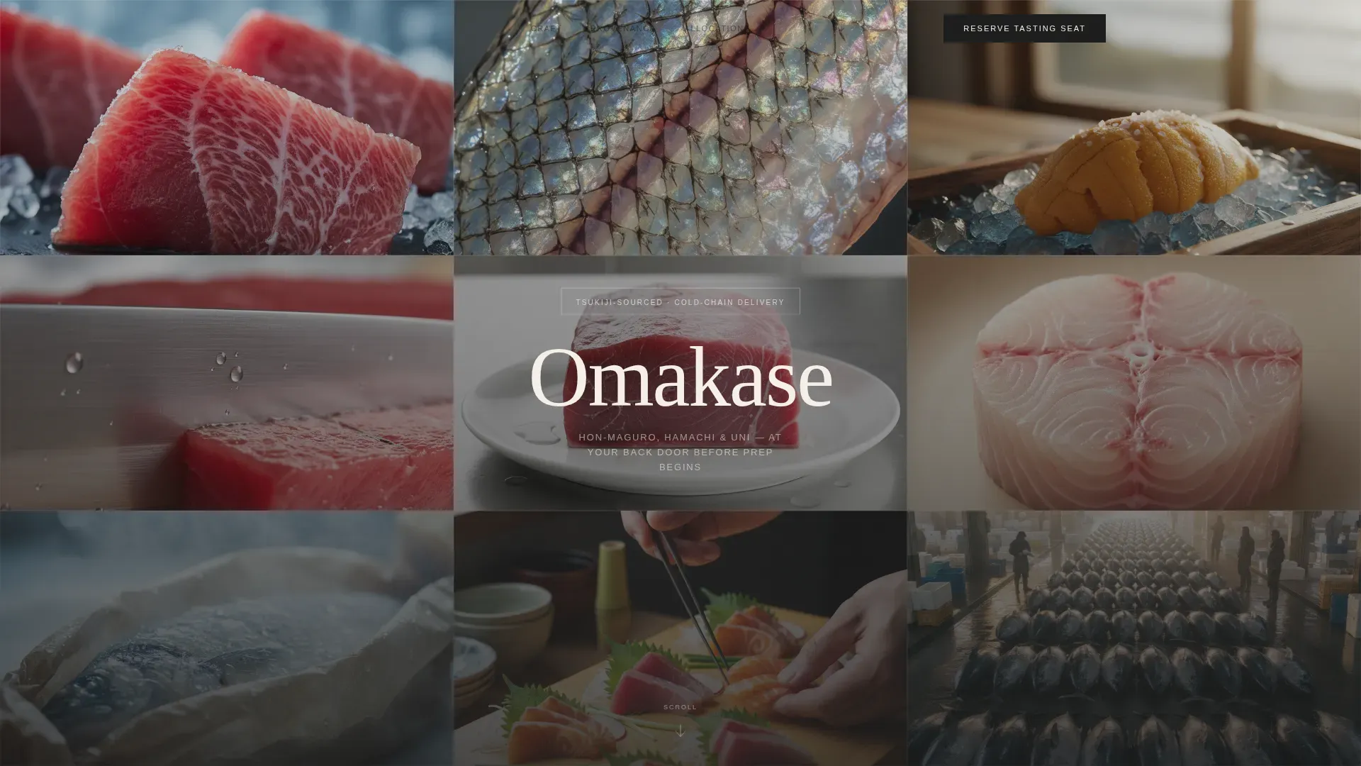 Certified Meat & Seafood Professional Website Template