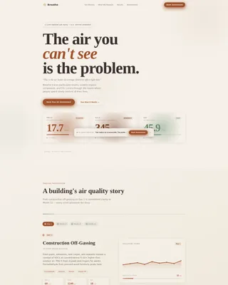 Environmental Consulting Booking Website Template