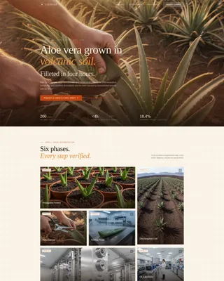Specialty Farming Professional Website Template