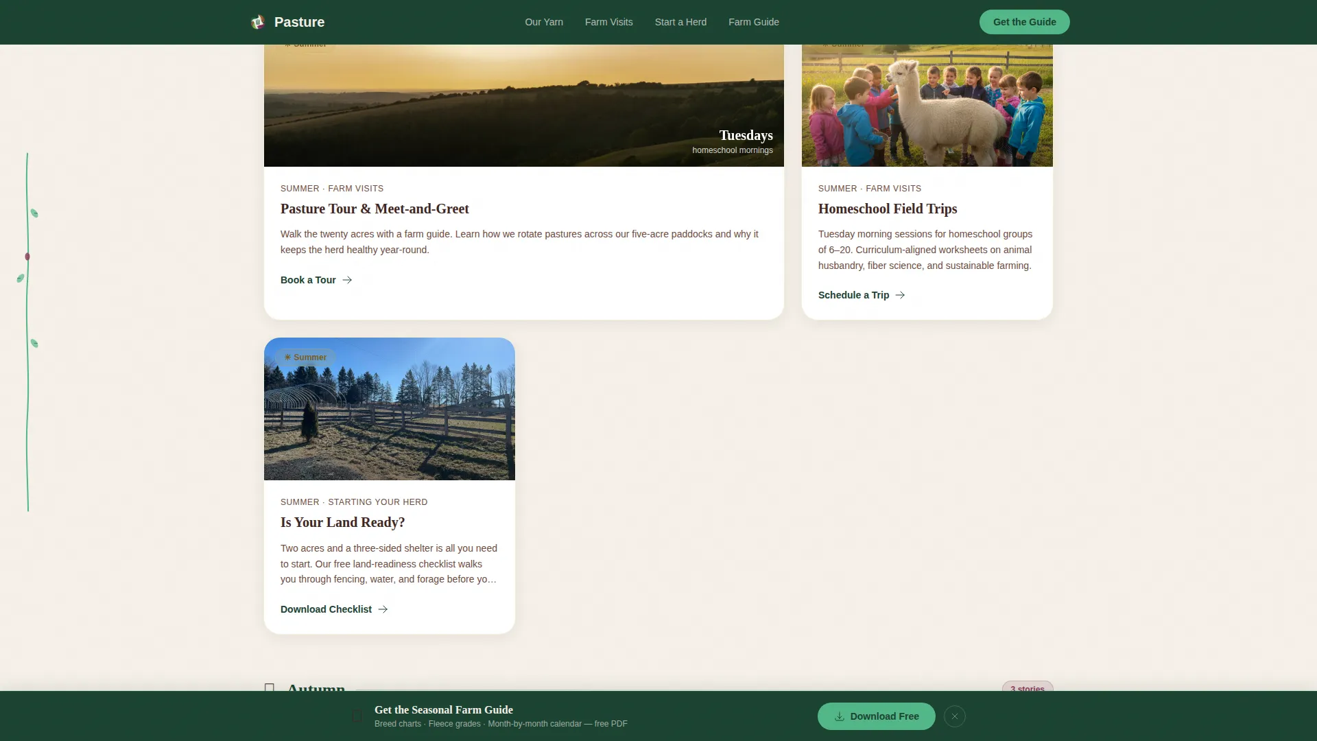 Farm & Ranch Professional Website Template