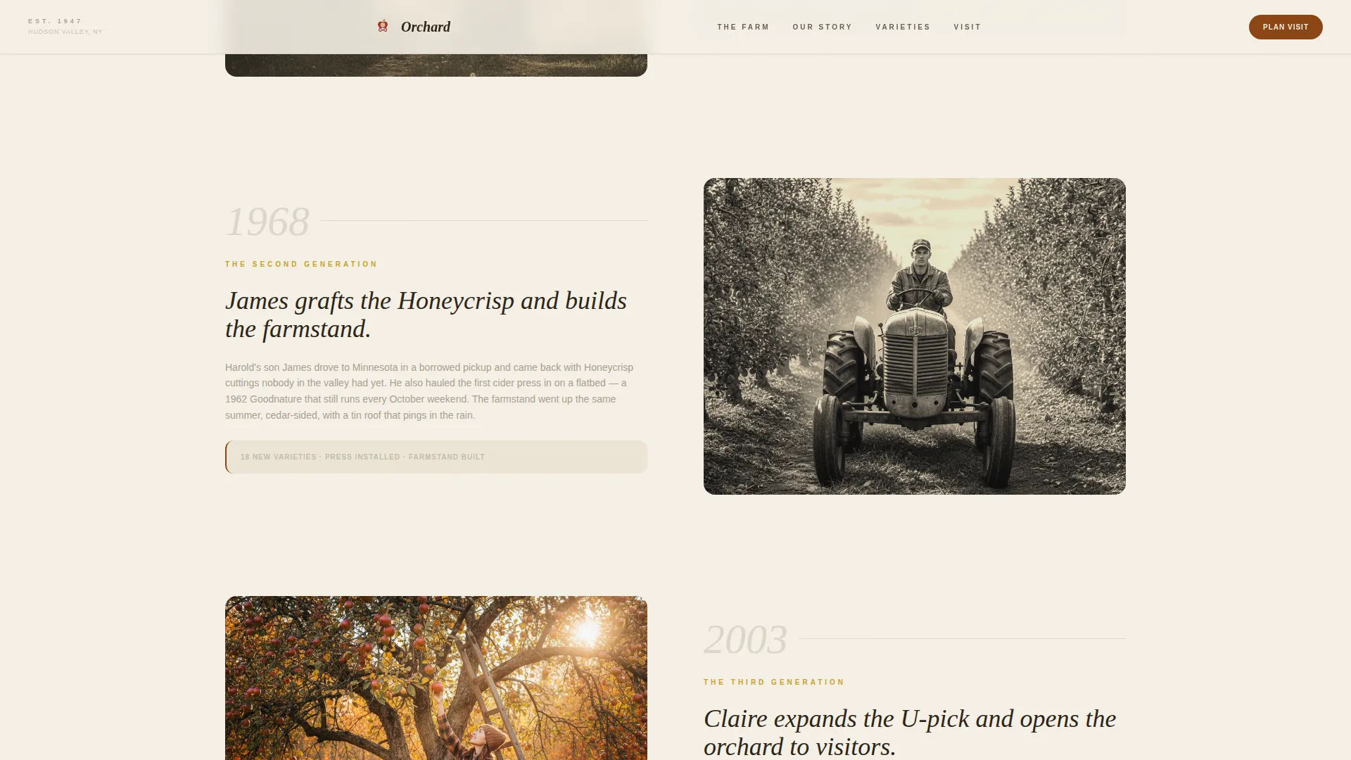Fruit & Vegetable Farming Professional Website Template