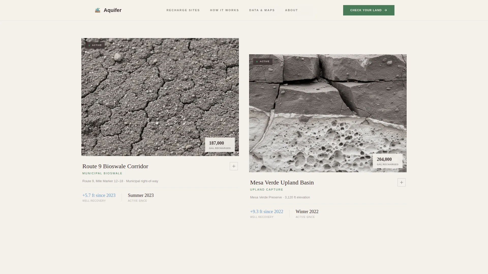 Soil & Water Conservation Professional Website Template