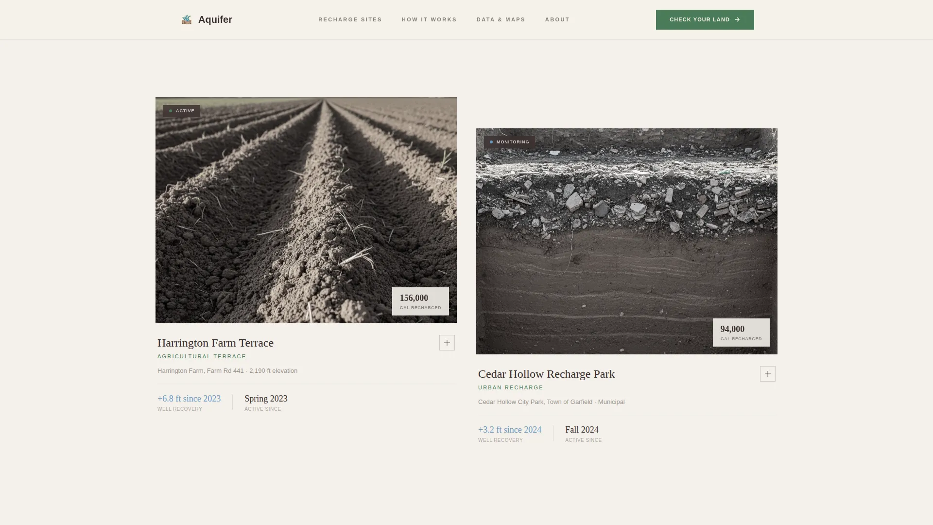 Soil & Water Conservation Professional Website Template