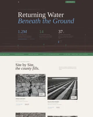 Soil & Water Conservation Professional Website Template